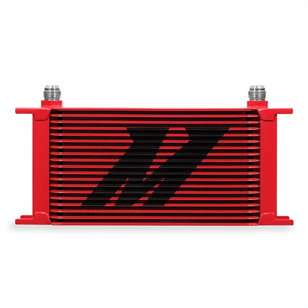 [MMOC-19RD] Mishimoto Universal 19-Row Oil Cooler, Red
