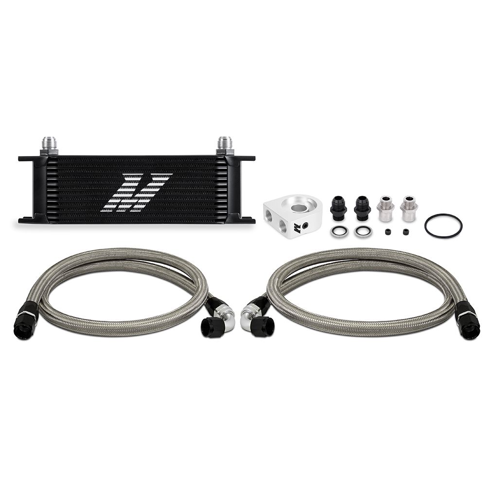[MMOC-U13BK] Mishimoto Universal Oil Cooler Kit, 13-Row, Black