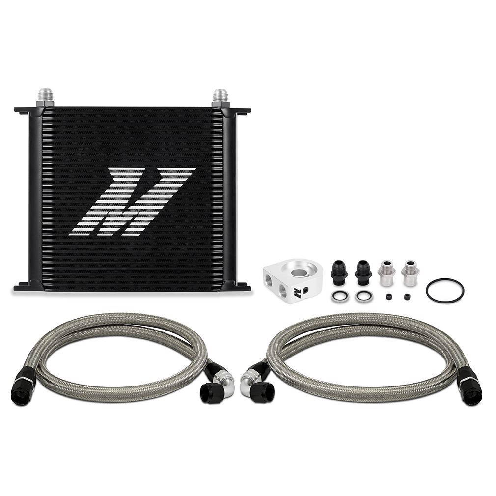 [MMOC-U34BK] Mishimoto Universal Oil Cooler Kit, 34-Row, Black