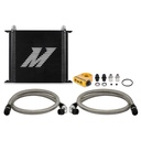 Mishimoto Universal Thermostatic Oil Cooler Kit, 34-Row, Black