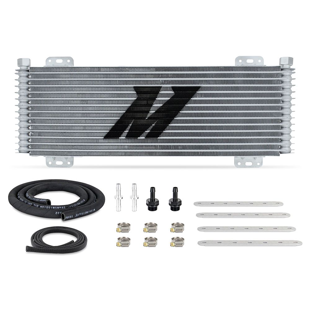 [MMTC-SP-13SL] Mishimoto 13-Row Stacked Plate Transmission Cooler, Silver