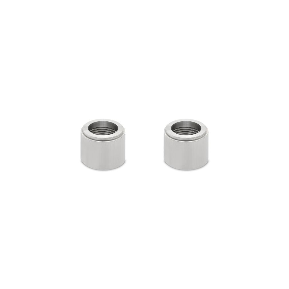 [MMWB-38] Mishimoto 3/8in NPT Weld-on Bung, Aluminum, Pack of 2