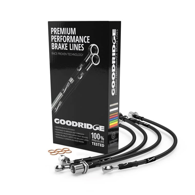 Goodridge Brake Hose Kit - Mazda MX-6 2 Import/Rear Discs 1992- (