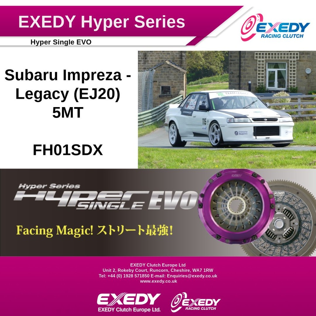 Exedy Hyper Single Evo Impreza GC8 Legacy BC5 EJ20