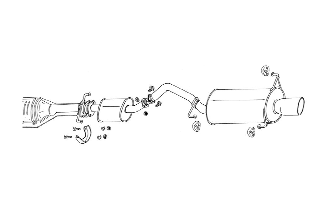 [760-27013] Fujitsubo Legalis R TOYOTA ESTIMA SC 2/4WD TCR10/11/20/21W 2TZ-FZE