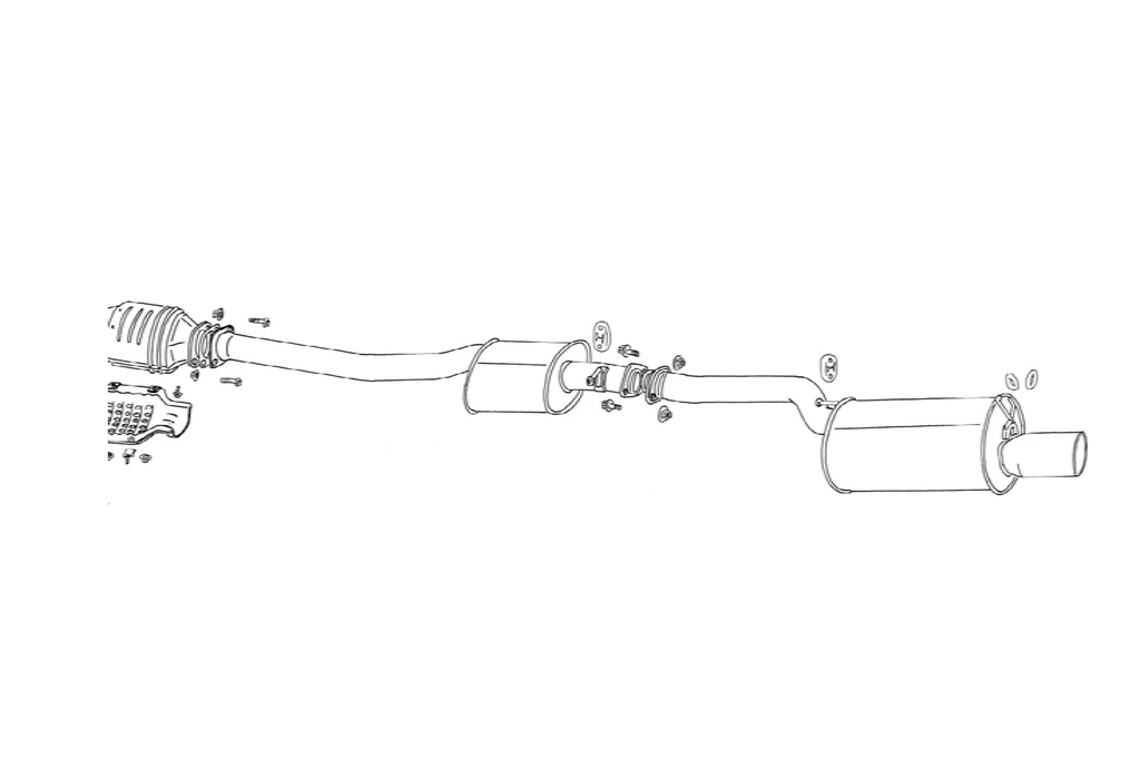 [760-24034] Fujitsubo Legalis R TOYOTA MARK II/CHASER/CRESTA GX81/MX83/JZX81 1G-GE/1G-GZE/7M-GE/1JZ-GE