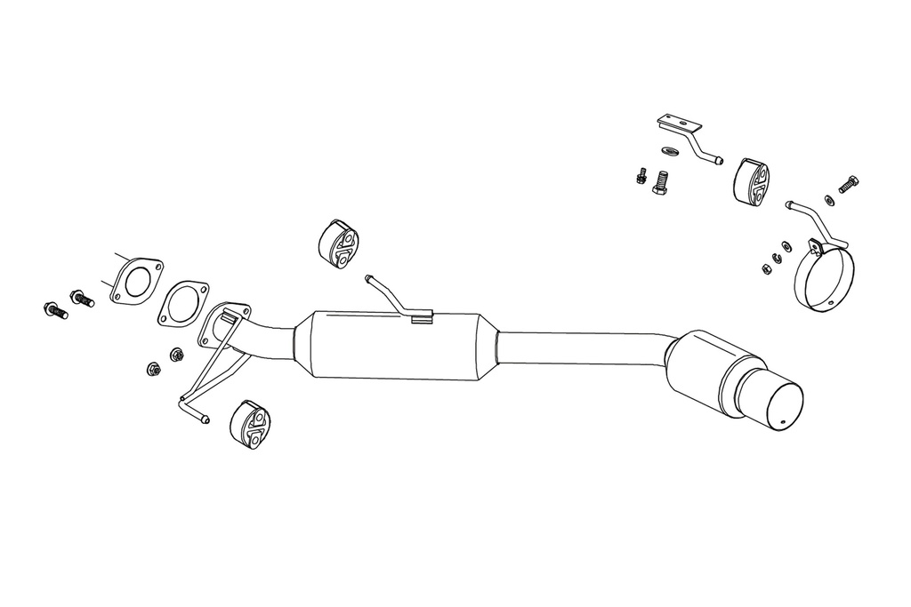 [160-27427] Fujitsubo POWER Getter TOYOTA NOAH S/VOXY Z AZR60G 1AZ-FSE