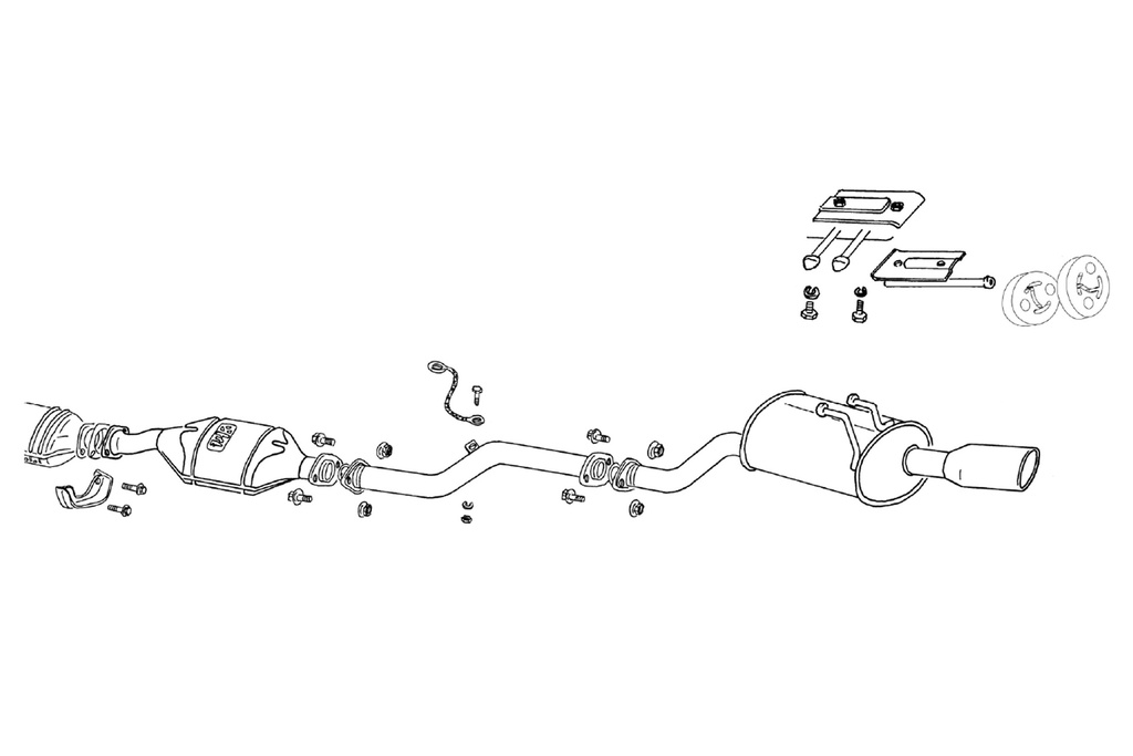 [760-22223] Fujitsubo Legalis R TOYOTA SPRINTER CARIB AE111G 4A-FE/GE