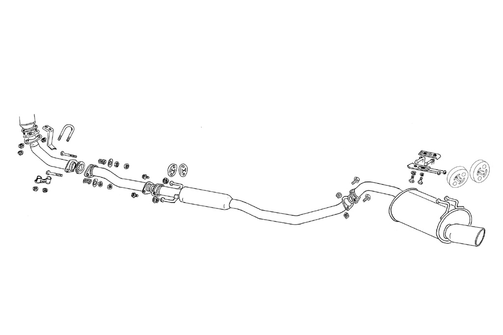 [760-21041] Fujitsubo Legalis R TOYOTA STARLET Turbo EP91 4E-FTE