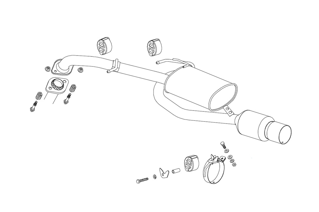 [150-22815] Fujitsubo POWER Getter TOYOTA WISH 1.8(2005+) ZNE10G 1ZZ-FE