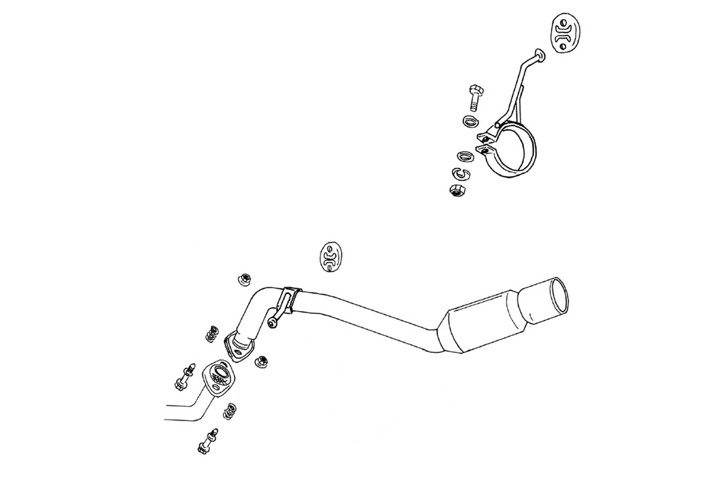 [150-21117] Fujitsubo POWER Getter TOYOTA YARIS 1.3/1.5 RS AERO NCP10/NCP13 2NZ-FE/1NZ-FE