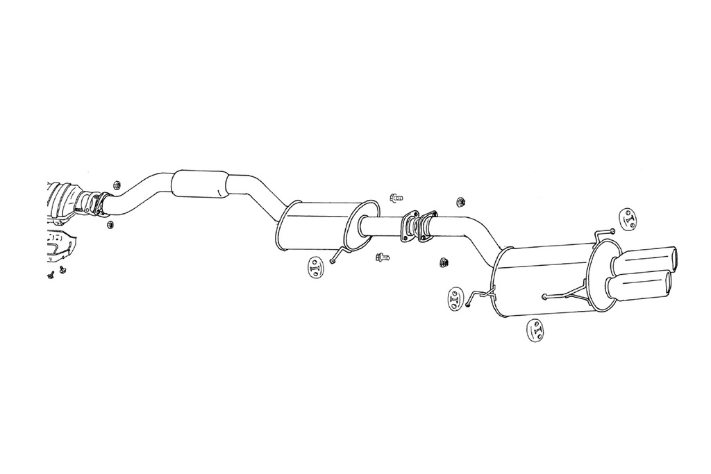 [790-16131] Fujitsubo Legalis R NISSAN CIMA 3.0 Turbo FHY33 VQ30DET