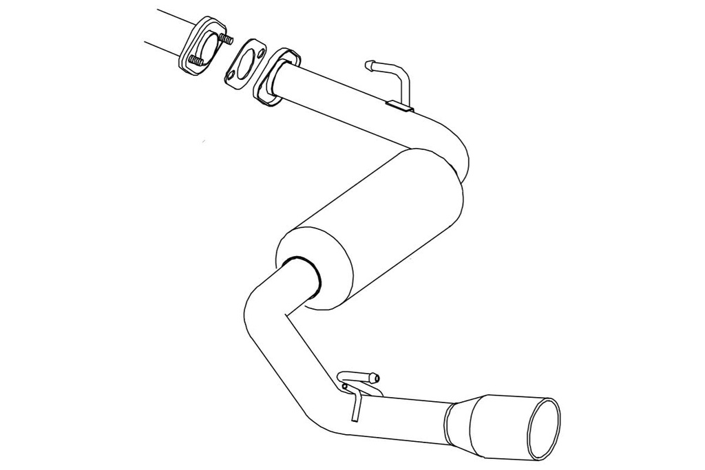 [360-17146] Fujitsubo A-S NISSAN SERENA 2.0 2WD C25 MR20DE