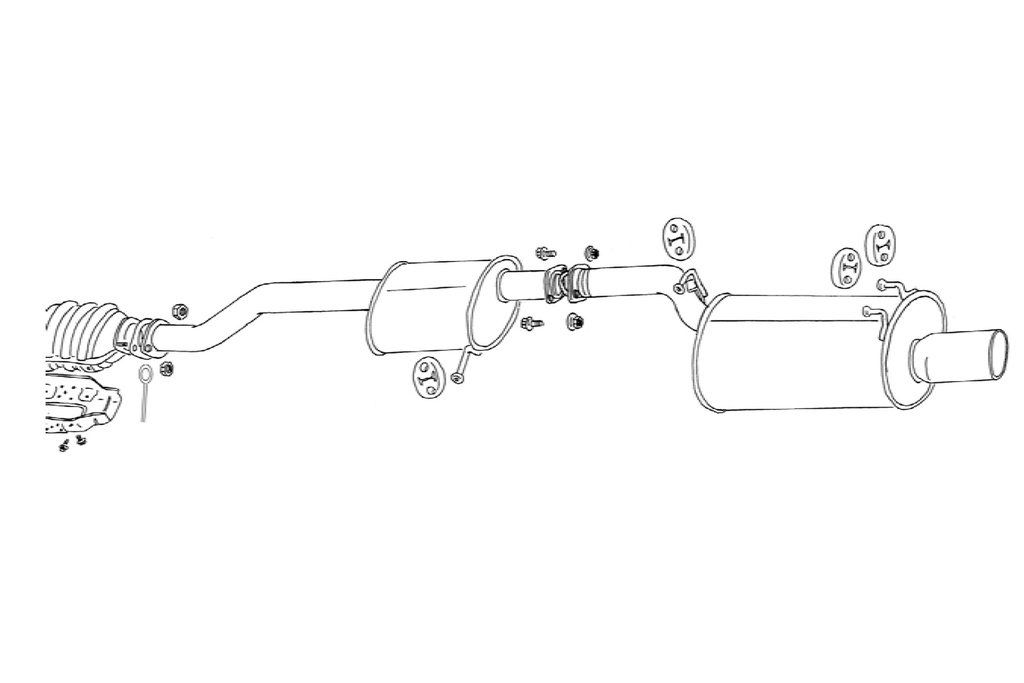 [760-13042] Fujitsubo Legalis R NISSAN SILVIA 2.0 PS13/KPS13 SR20DE