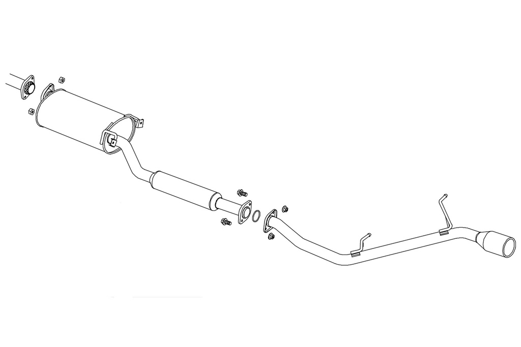 [350-30731] Fujitsubo A-S MITSUBISHI DELICA D:5/ROADEST CV4W/5W/2W 4B11/4B12/4J11