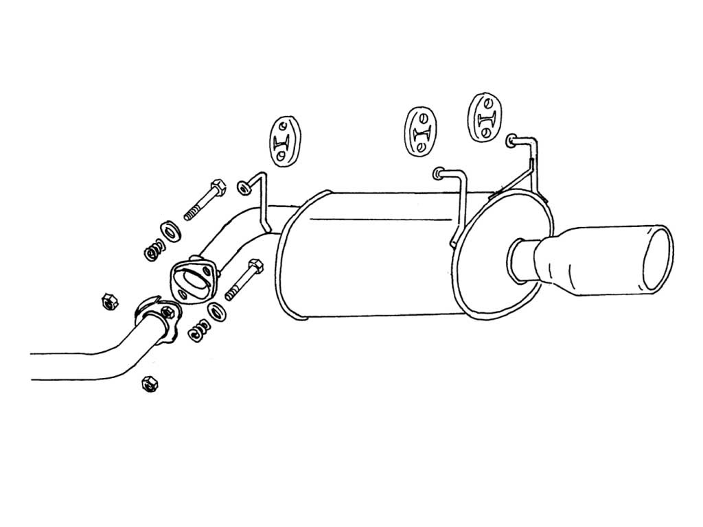 [450-53612] Fujitsubo Wagolis HONDA ORTHIA 2WD/4WD EL2/3 B20B