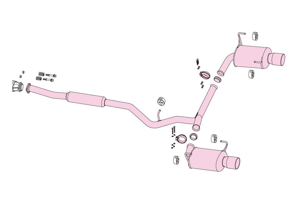 Fujitsubo A-R SUBARU FORESTER 2.0 Turbo SH5 EJ20