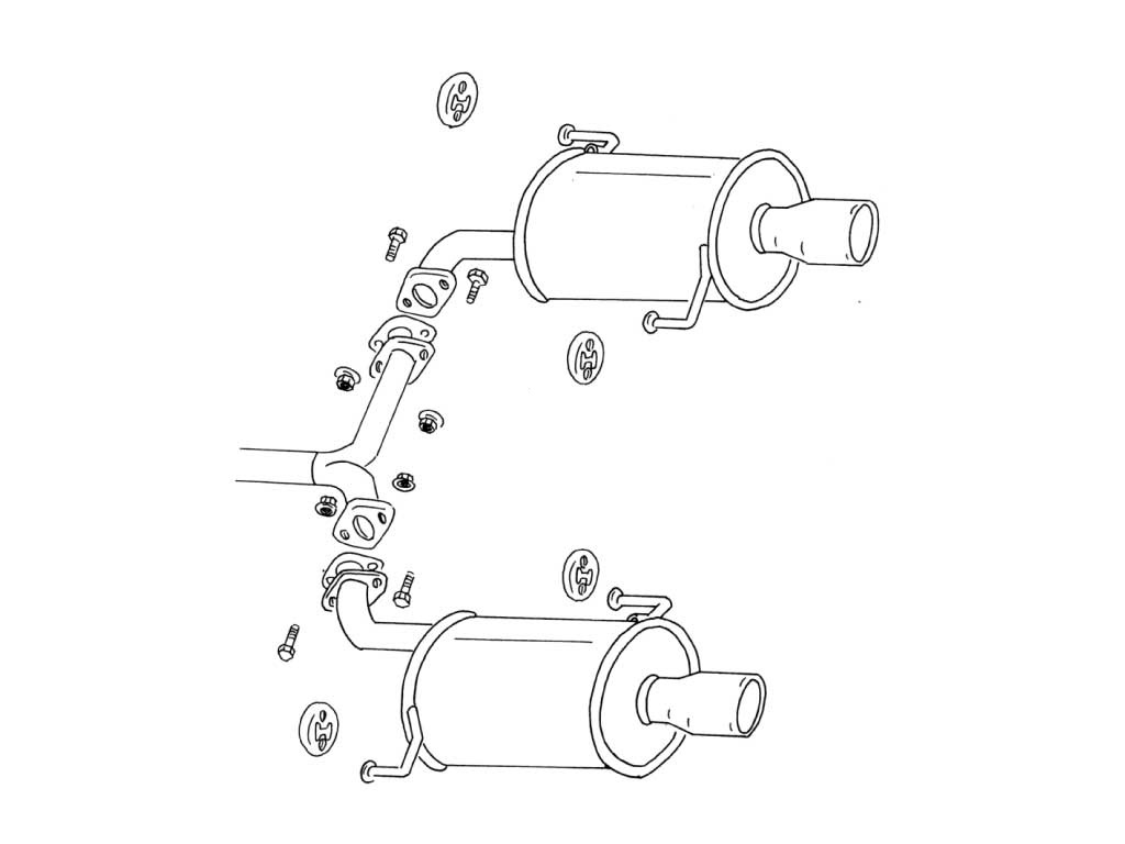 [450-64064] Fujitsubo SEDALIS SUBARU LEGACY B4 2.0 R BL5 EJ20
