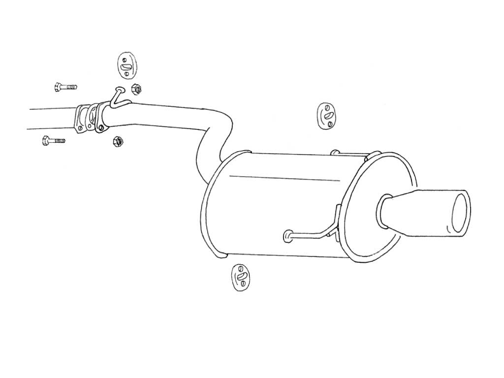 [450-64048] Fujitsubo SEDALIS SUBARU LEGACY B4 NA BE5 EJ20
