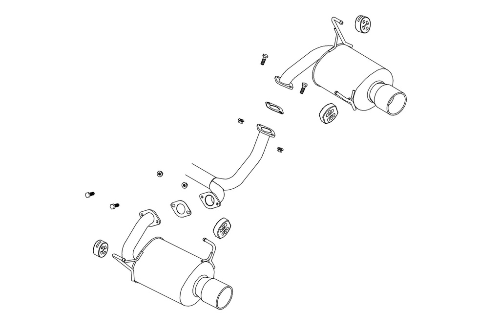 [350-64092] Fujitsubo A-S SUBARU LEGACY B4 Turbo BM9/BMG EJ25/FA20