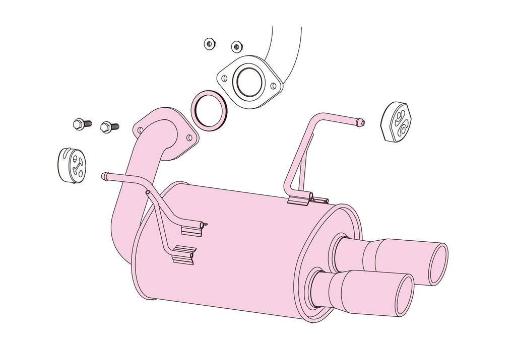 [350-64101] Fujitsubo A-S SUBARU LEGACY OUTBACK 2.5 NA BS9 FB25