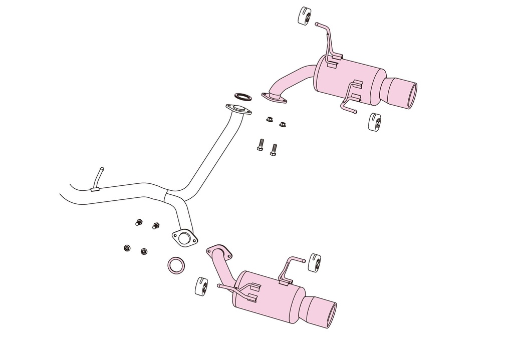 [350-63113] Fujitsubo A-S SUBARU WRX S4 2.0 Turbo VAG FA20
