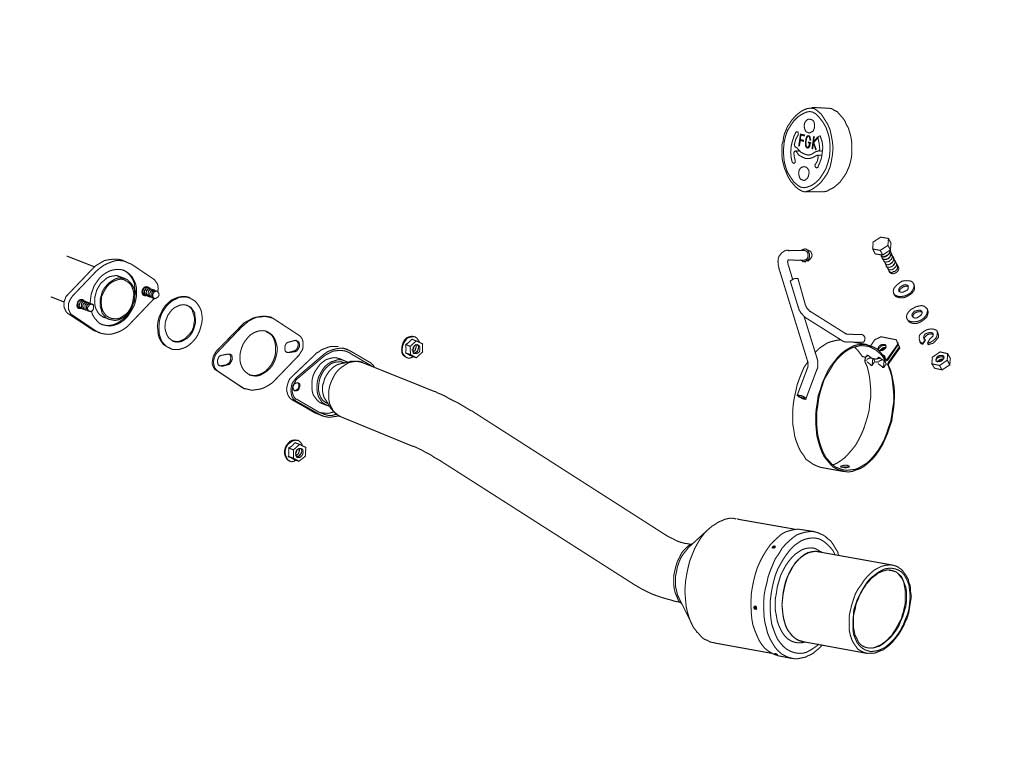 [560-70171] Fujitsubo BLAZE DAIHATSU MOVE CUSTOM Turbo 2WD L152S JB-DET