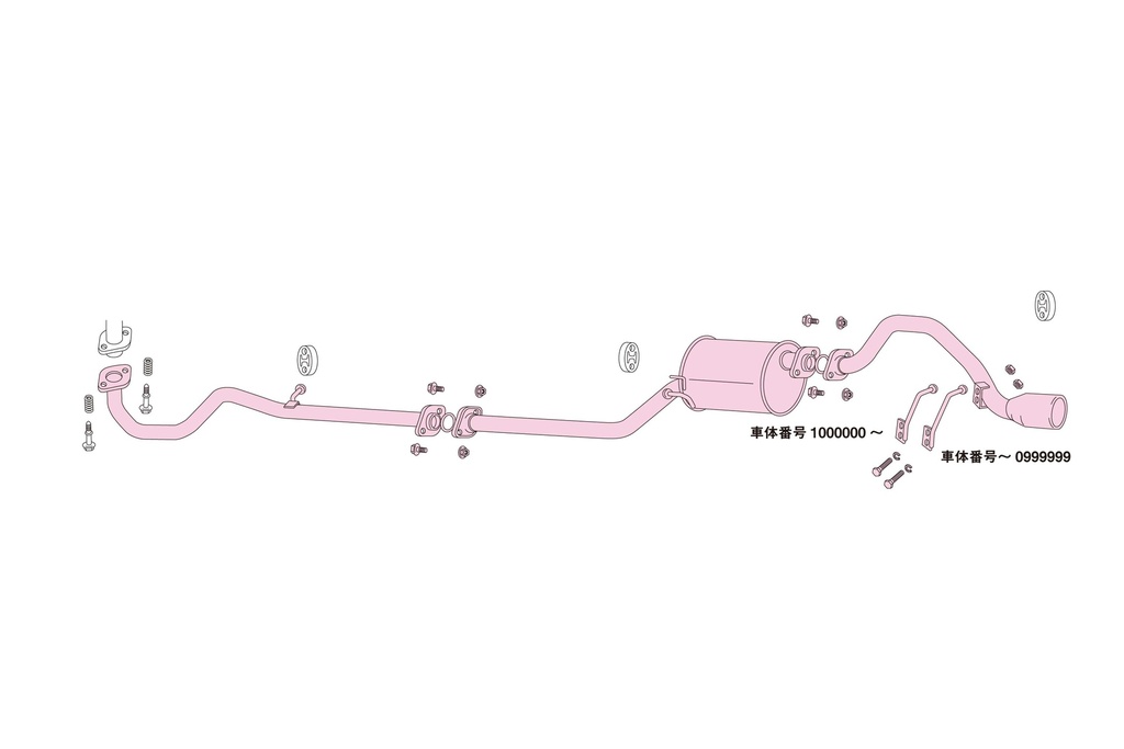 [450-70161] Fujitsubo Legalis K DAIHATSU MOVE Turbo L900/902/910S JB-DET/EF-DET