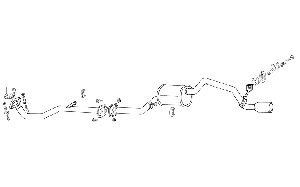 [460-71512] Fujitsubo Wagolis DAIHATSU YRV Turbo M201G K3-VET