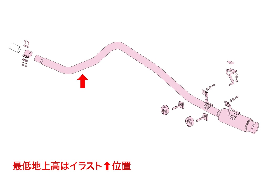 [850-71601] Fujitsubo RIVID DAIHATSU/TOYOTA ROCKY/RAIZE 2WD A200S/A200A 1KR-VET