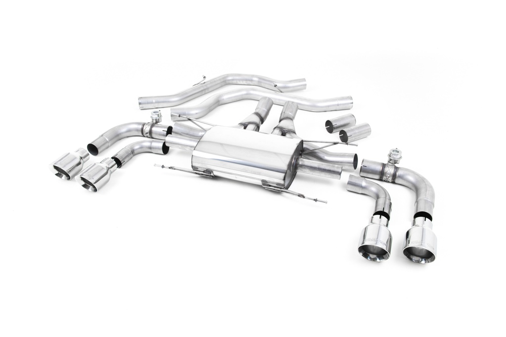 Milltek Front Pipe-back Alfa Romeo Giulia Quadrifo