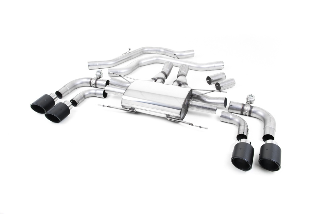 [SSXAR005] Milltek  Front Pipe-back Sport Exaust for Alfa Romeo  Giulia  Quadrifoglio 2.9 V6 Bi-Turbo (Non OPF/GPF Models) (2017 to 2027)