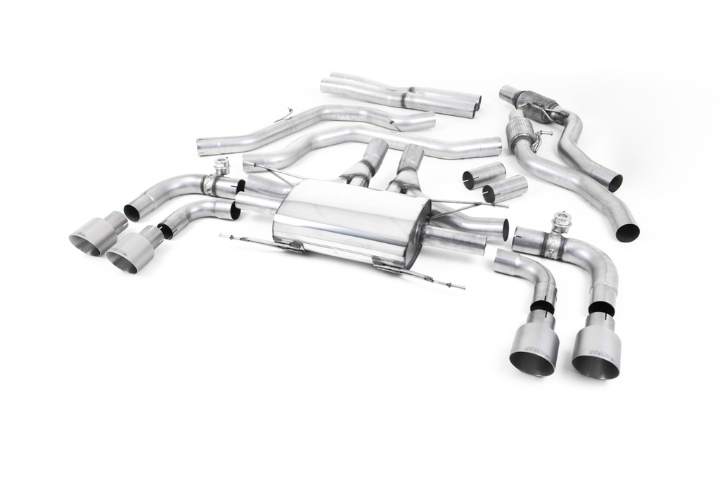 [SSXAR008] Milltek  Cat-back Sport Exaust for Alfa Romeo  Giulia  Quadrifoglio 2.9 V6 Bi-Turbo (Non OPF/GPF Models) (2017 to 2027)