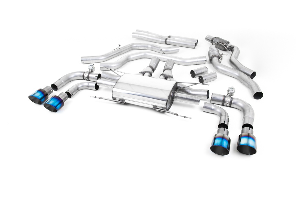 Milltek  Cat-back Sport Exaust for Alfa Romeo  Giulia  Quadrifoglio 2.9 V6 Bi-Turbo (Non OPF/GPF Models) (2017 to 2027)