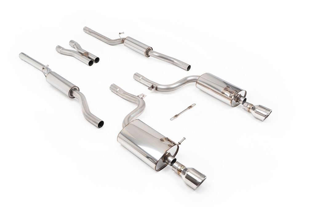 Milltek  Cat-back Sport Exaust for Audi  A4  3.0 V6 B6 quattro Saloon Avant & Cabriolet (2001 to 2005)