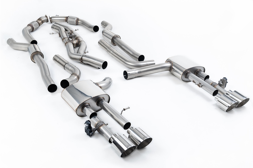 Milltek  Cat-back Sport Exaust for Audi  S8  D5 4.0 TFSI V8 Saloon / Sedan - Long Wheel Base (Non OPF/GPF US/ROW Models) (2020 to 2027)