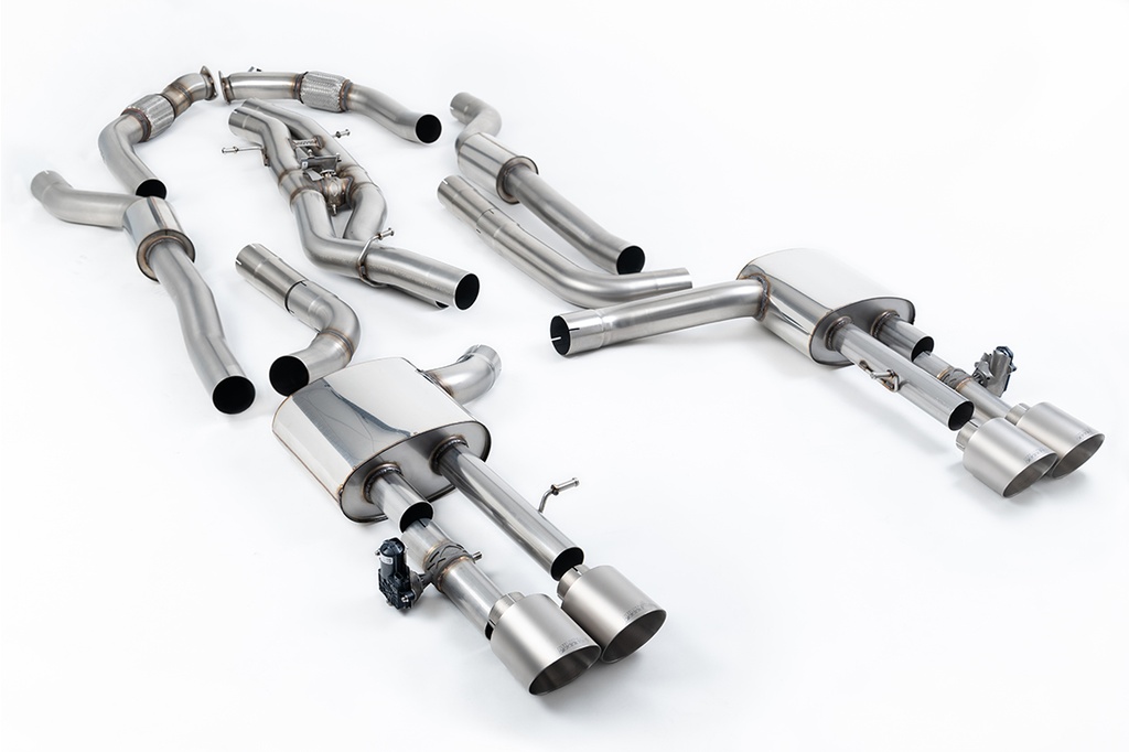Milltek  Cat-back Sport Exaust for Audi  S8  D5 4.0 TFSI V8 Saloon / Sedan - Long Wheel Base (Non OPF/GPF US/ROW Models) (2020 to 2027)