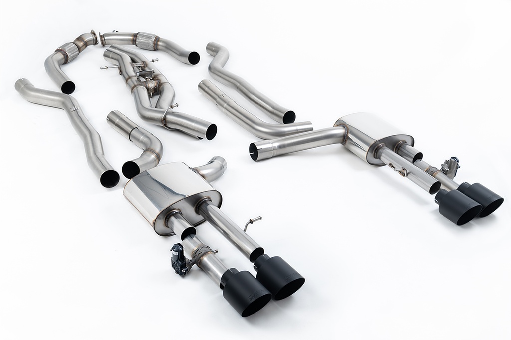 Milltek  Cat-back Sport Exaust for Audi  S8  D5 4.0 TFSI V8 Saloon / Sedan - Long Wheel Base (Non OPF/GPF US/ROW Models) (2020 to 2027)
