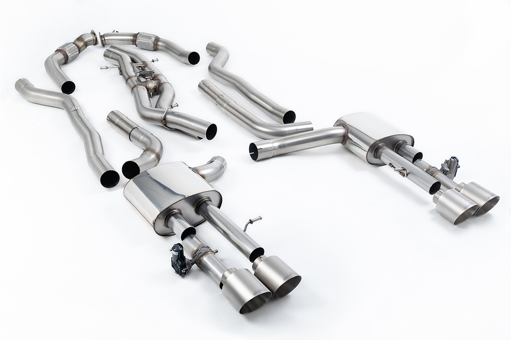 Milltek  Cat-back Sport Exaust for Audi  S8  D5 4.0 TFSI V8 Saloon / Sedan - Long Wheel Base (Non OPF/GPF US/ROW Models) (2020 to 2027)