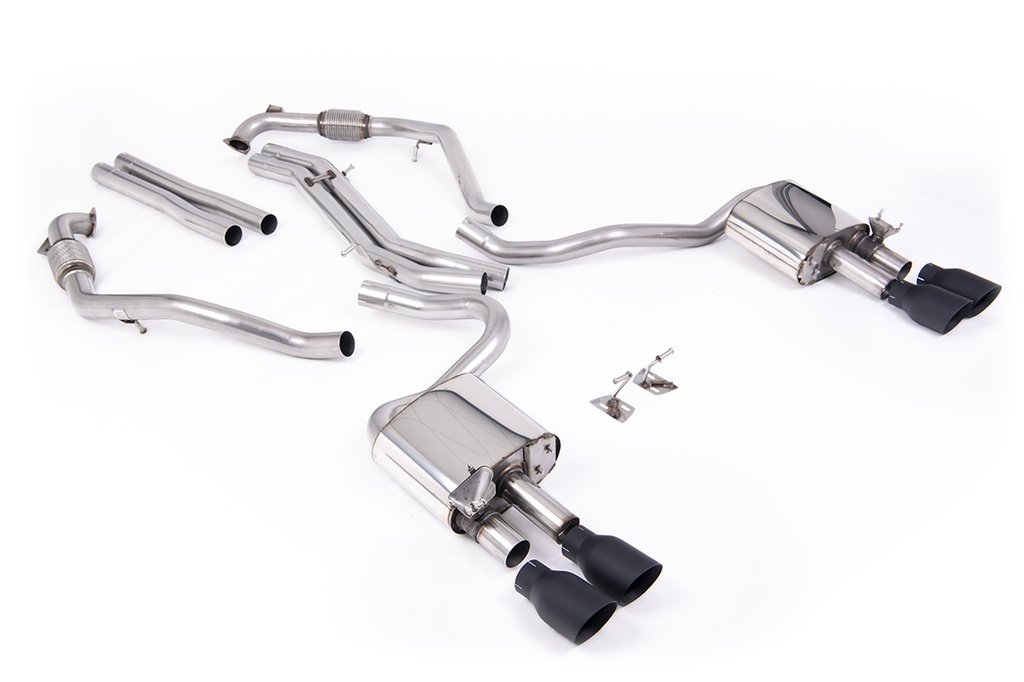 Milltek  Cat-back Sport Exaust for Audi  S5  3.0 V6 Turbo Coupe Only B9 (LCI NON GPF ONLY - Sport Diff Models Only & WITH Brace Bars) - Left Hand Drive Cars Only (2019 to 2027)
