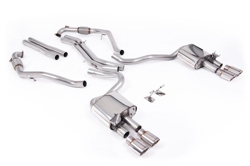 Milltek Exhaust - Cat Back Non-Resonated Louder wi