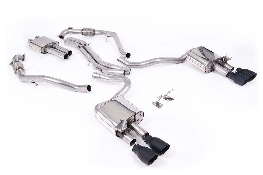Milltek Exhaust - Cat Back Resonated with Quad GT-