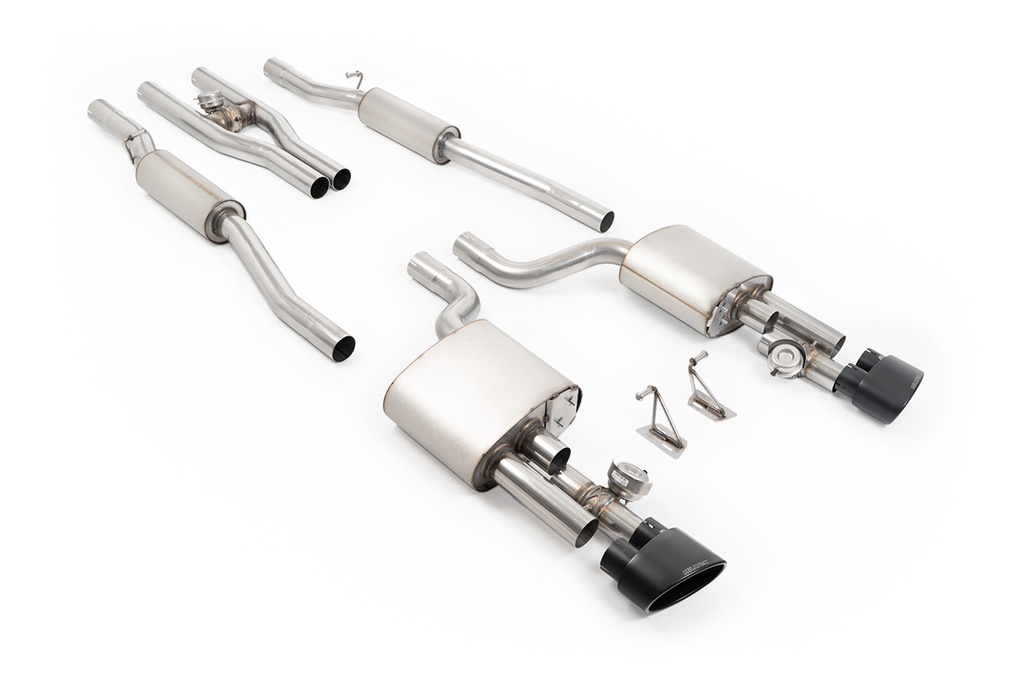 Milltek Audi  RS4 6-7  V2 Valved Cat Back with Act
