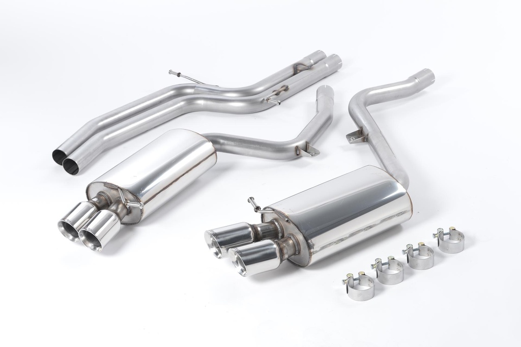 Milltek Cat-back Audi S5 4.2 V8 B8 Coupe Manual an