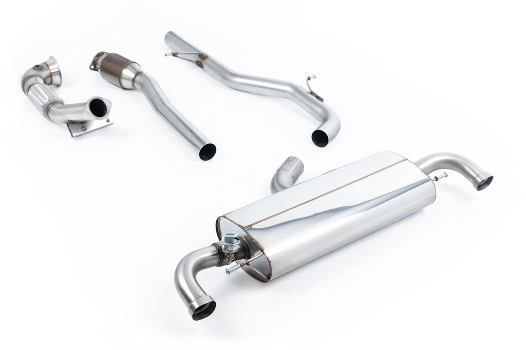 Milltek  Turbo-back including Hi-Flow Sports Cat Sport Exaust for Audi  TT Mk2  TT RS Coupé 2.5-litre TFSI quattro (2009 to 2014)