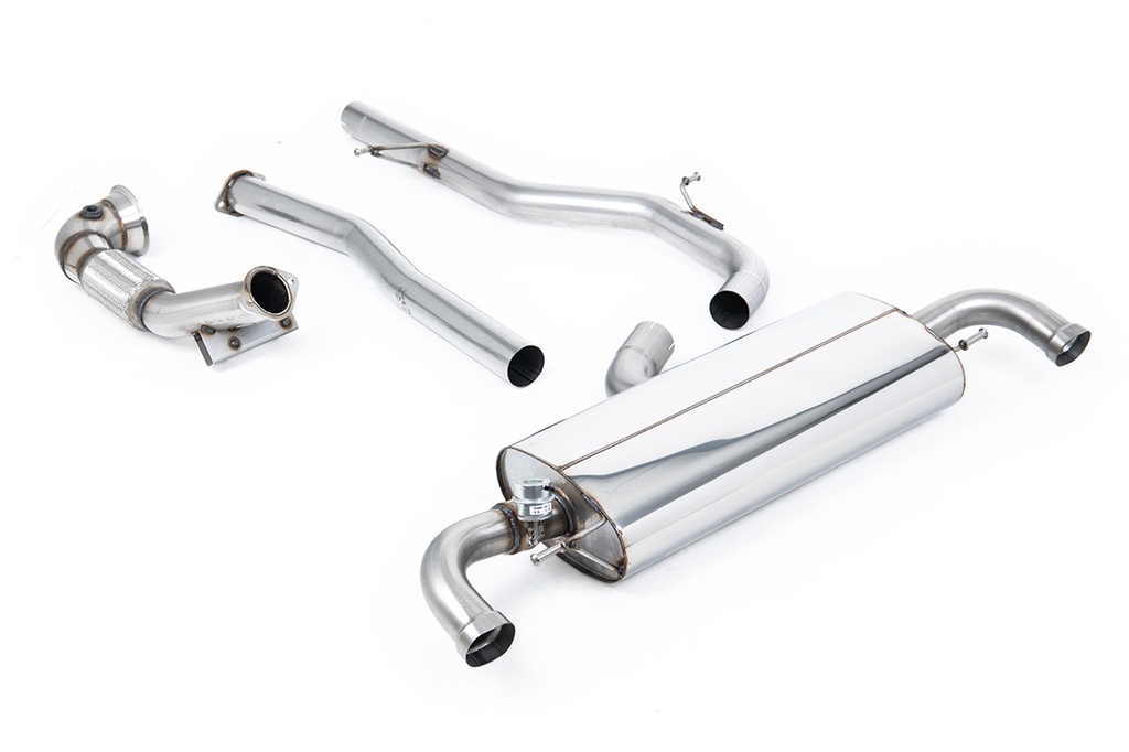 Milltek  Turbo-back excluding Hi-Flow Sports Cat Sport Exaust for Audi  TT Mk2  TT RS Coupé 2.5-litre TFSI quattro (2009 to 2014)
