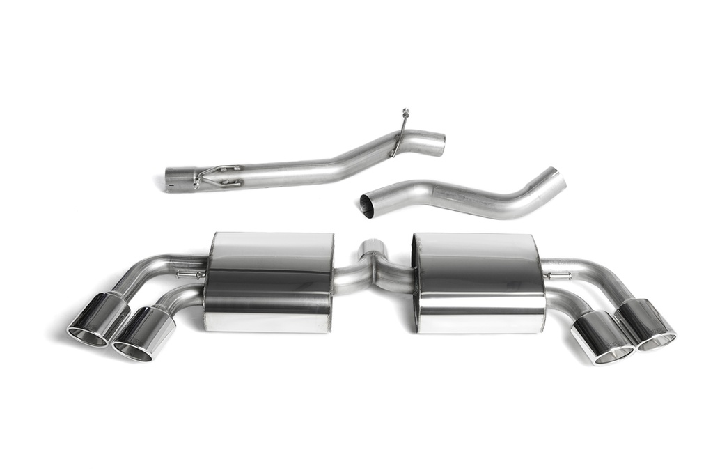Milltek Cat-back Audi TT Mk2 TTS quattro 2008 - 20