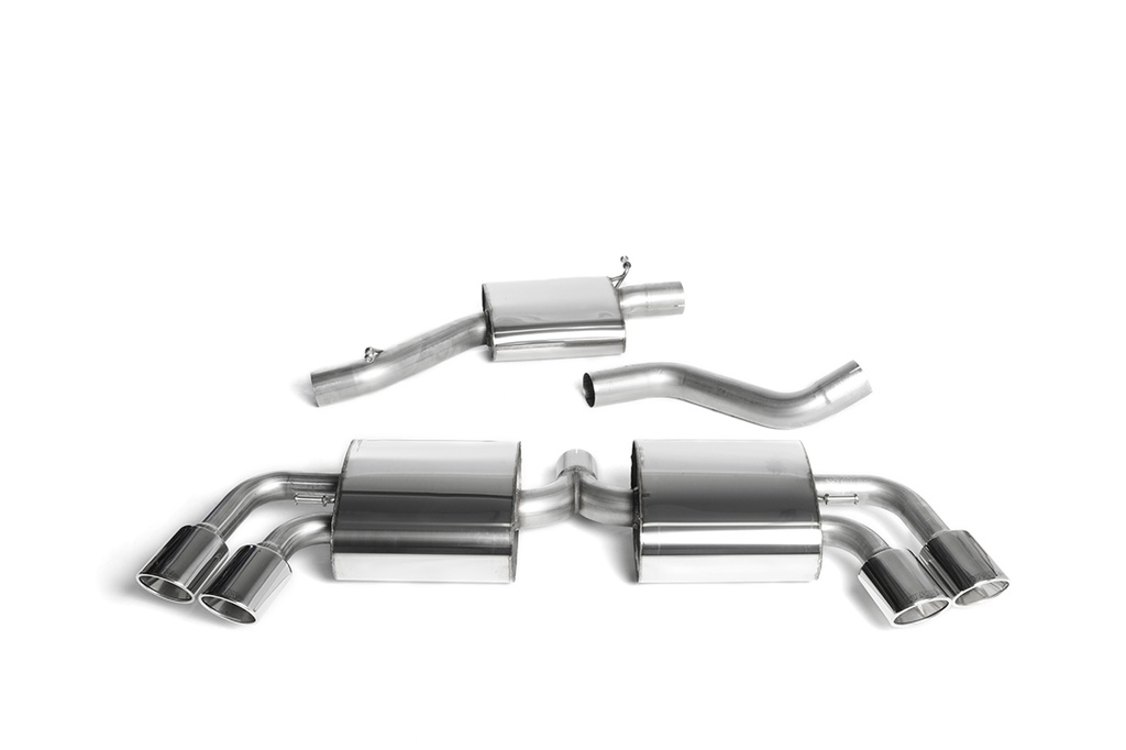 Milltek  Cat-back Sport Exaust for Audi  TT Mk2  TTS quattro (2008 to 2014)