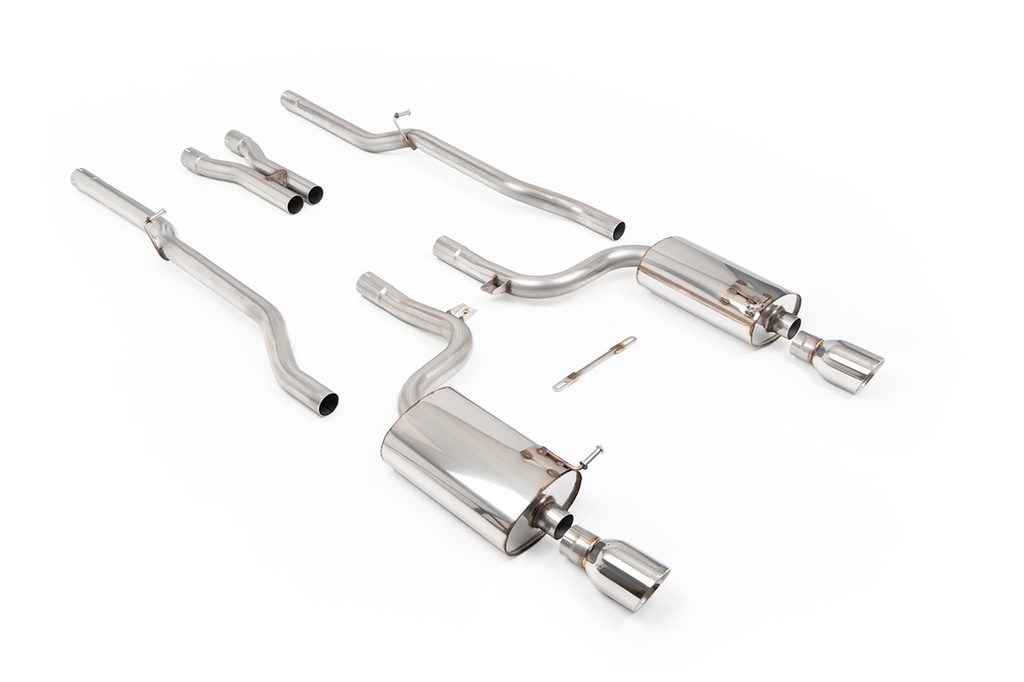 Milltek  Cat-back Sport Exaust for Audi  S4  4.2 V8 quattro B6 Saloon/Sedan Avant & Cabriolet (2003 to 2005)
