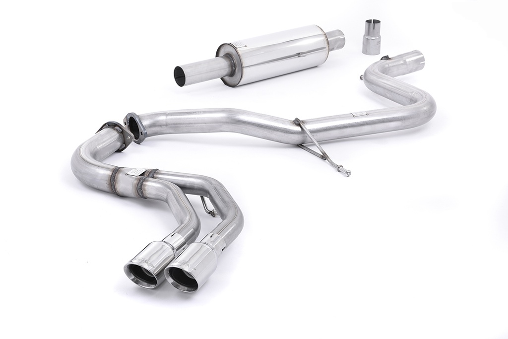 Milltek  Cat-back Sport Exaust for Audi  A3  2.0 TDI 184PS MQB 2WD (3 Door & Sportback Models) (2013 to 2020)